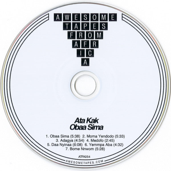 Image of Label Cover of CD - NEW/NEW - ATA KAK, Obaa Sima (Awesome Tapes From Africa; ATFA054, US 2025, Gatefold), ,  - 2936102E