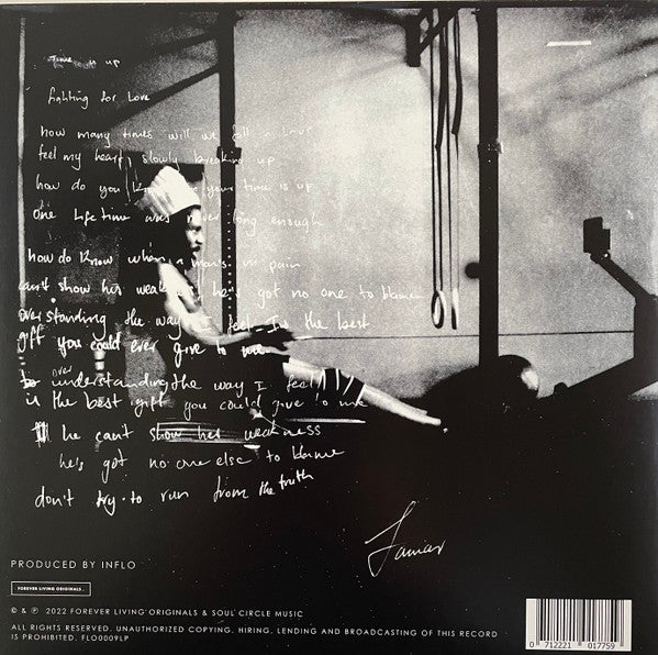 Image of Back Cover of 10" - EX/VG+ - CHRONIXX, Never Give Up (Forever Living Originals; FLO0009LP, UK 2022, Picture Sleeve), Light lines only. Sleeve in shrink.,  - 2916251C