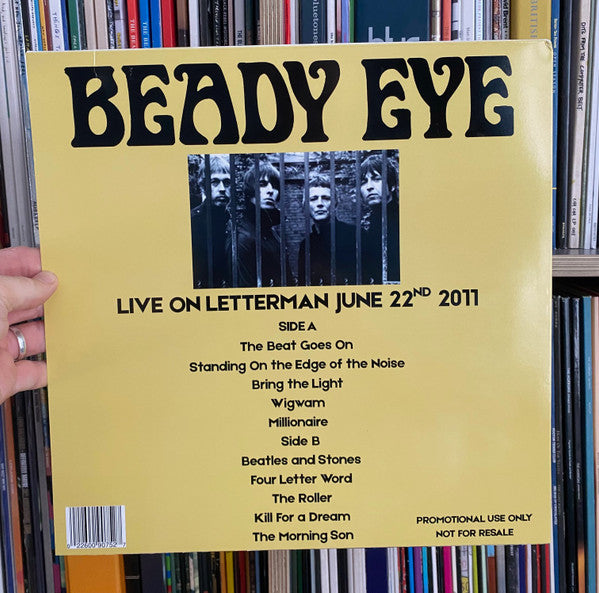 Image of Back Cover of LP - EX/EX - BEADY EYE, Live On Letterman (Not On Label; none, UK & Europe 2026, Gold Vinyl, Unofficial), ,  - 2926185E