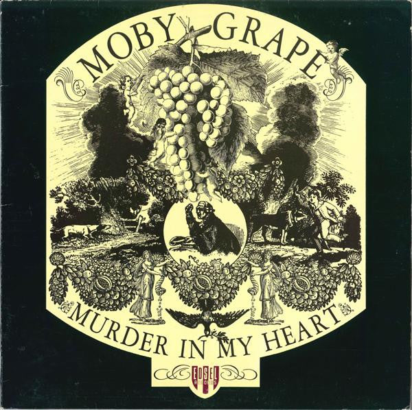 Image of Front Cover of LP - VG/VG+ - MOBY GRAPE, Murder In My Heart (Edsel Records; ED 171, UK 1986, Inner), Light marks only. WOL. Edge wear, creasing.,  - 2926283E