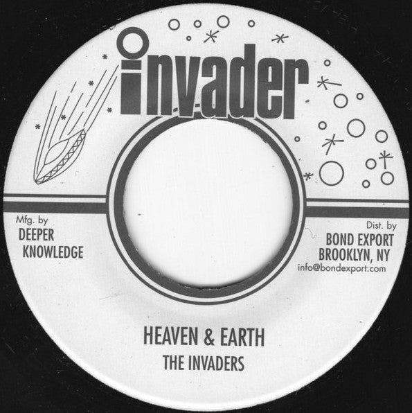 Image of Front Cover of 7" - /VG - THE INVADERS, Heaven & Earth (Invader; DKR-137, US 2013 Reissue), ,  - 2916315C