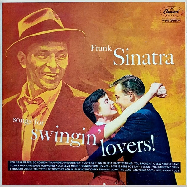 Image of Front Cover of LP - VG+/VG+ - FRANK SINATRA, Songs For Swingin' Lovers (Capitol Purple; SLCT 6106, UK 1978), WOL.,  - 2926251E