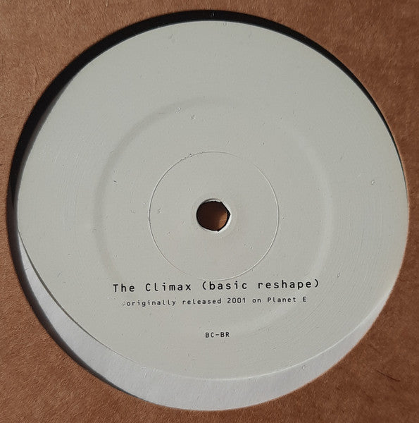 Image of Back Cover of 12" - /VG+ - PAPERCLIP PEOPLE, Basic Reshape (Basic Channel; BC-BR, Germany 2025 Reissue, Plain Sleeve), , A Remake (Basic Reshape)B The Climax (Basic Reshape) - 2926277E