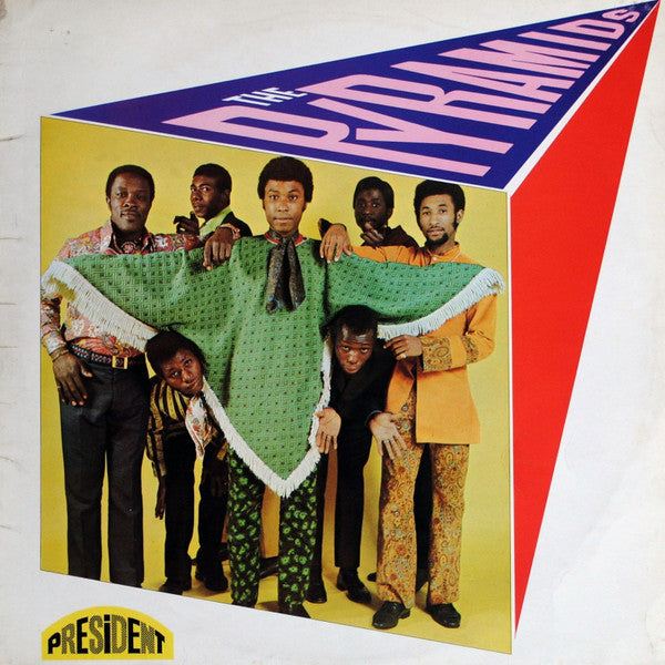 Image of Front Cover of LP - VG/VG+ - THE PYRAMIDS, The Pyramids (President Records; PTL 1021, UK 1968, Flipback Laminated Front Sleeve), Conservatice grading, nice shiny disc. Light wear on sleeve.,  - 2946232S
