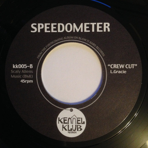 Image of Back Cover of 7" - /VG+ - SPEEDOMETER, You Know You Can / Crew Cut (Kennel Klub; KK-005, UK 2003), Lightest of marks.,  - 2926296E