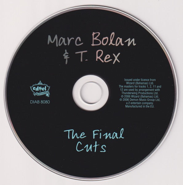 Image of Label Cover of CD - VG/VG+ - MARC BOLAN & T. REX, The Final Cuts (Edsel Records; DIAB 8080, UK 2006, Card Slipcase with Jewel Case inside, Booklet), Shelf Wear,  - 2916400C