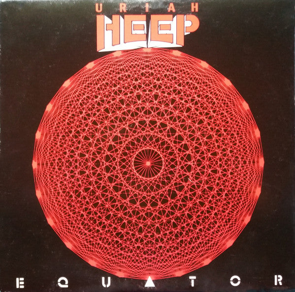 Image of Front Cover of LP - VG/VG - URIAH HEEP, Equator (Columbia; BFC 40132, US 1985, Promo Stamped Back Sleeve), ,  - 2946246S