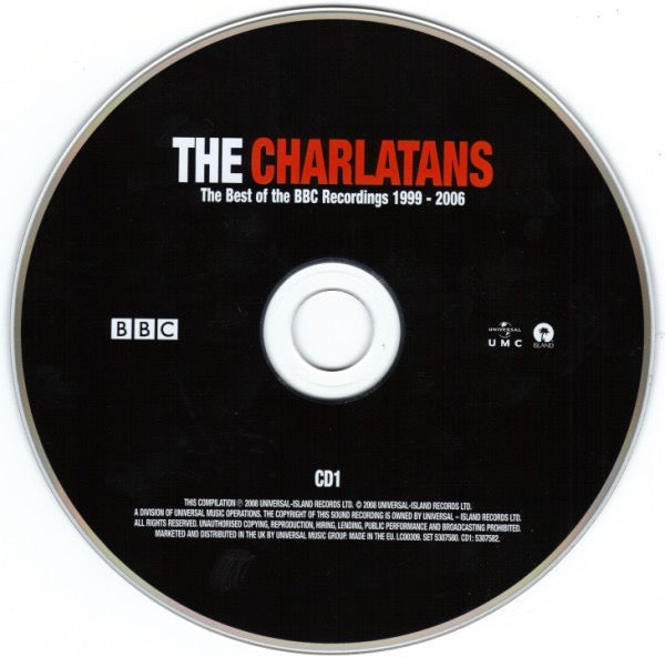 Image of Label Cover of 2xCD - VG+/VG+ - THE CHARLATANS, The Best Of The BBC Recordings 1999 - 2006 (Universal; 5307580, UK & Europe 2008, Jewel Case, Booklet), ,  - 2916404C