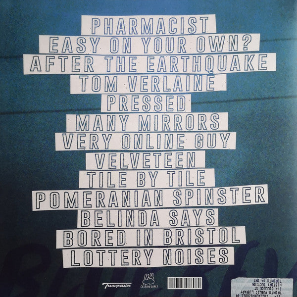 Image of Back Cover of LP - VG+/VG+ - ALVVAYS, Blue Rev (Transgressive Records; TRANS642X, UK & Europe 2022, Inner, Turquoise), ,  - 2926316E