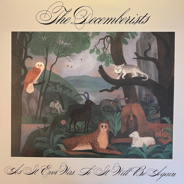 Image of Front Cover of 2xLP - EX/EX - THE DECEMBERISTS, As It Ever Was, So It Will Be Again (Y.A.B.B. Records ; YABB-004, USA & Europe 2024, Embossed Gatefold, Booklet, Playing Card,  Maroon [Fruit Punch] Vinyl), ,  - 2926126E