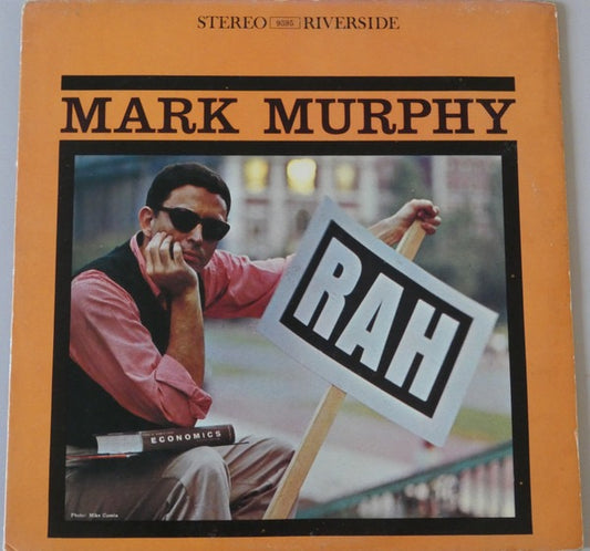 Image of Front Cover of LP - VG/G+ - MARK MURPHY, Rah (Riverside Records; RS 9395, US 1961, Pasteback Sleeve, Stereo), Disc has some light streaky marks.,  - 2916415C