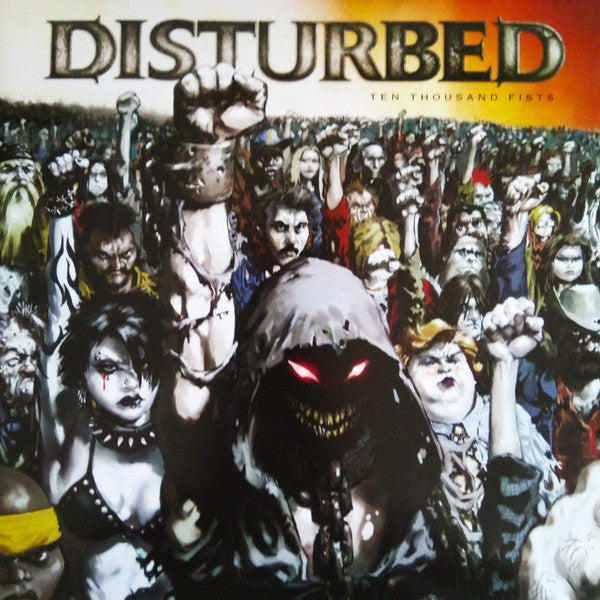 Image of Front Cover of 2xLP - EX/EX - DISTURBED, Ten Thousand Fists (Reprise Records ; 9362-49253-4, Europe 2015, Gatefold, Insert), ,  - 2926120E