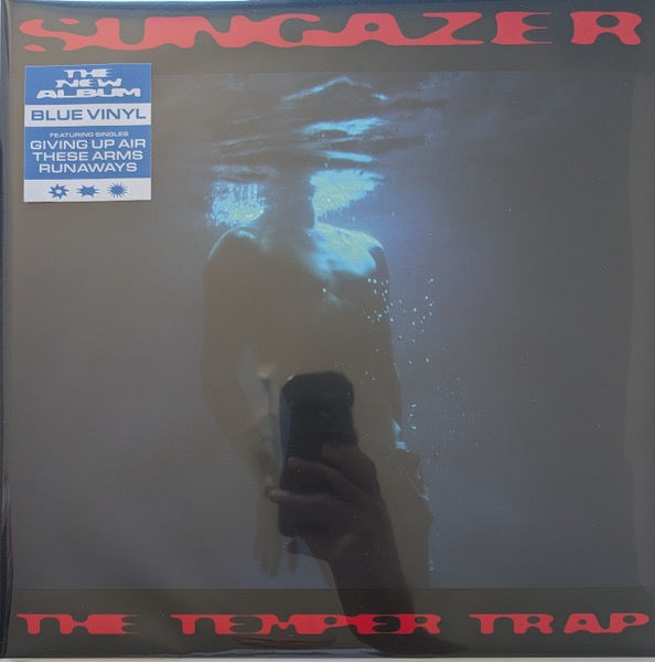 Image of Front Cover of LP - EX/EX - THE TEMPER TRAP, Sungazer (Mushroom Music; MUSH030LP6, Europe 2026, Gatefold, Blue Vinyl), Still In Opened Shrinkwrap,  - 2916450C