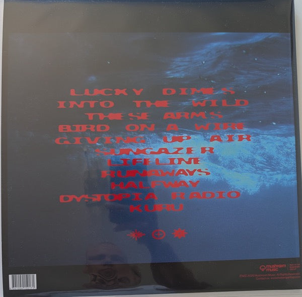 Image of Back Cover of LP - EX/EX - THE TEMPER TRAP, Sungazer (Mushroom Music; MUSH030LP6, Europe 2026, Gatefold, Blue Vinyl), Still In Opened Shrinkwrap,  - 2916450C