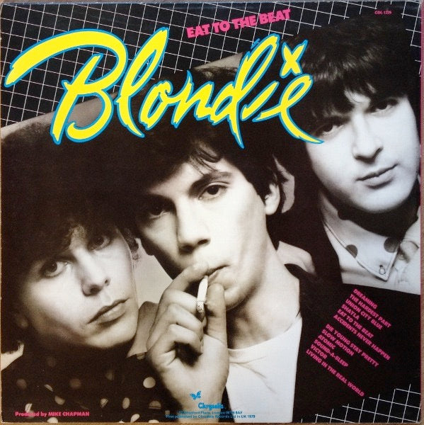 Image of Back Cover of LP - VG/VG - BLONDIE, Eat To The Beat (Chrysalis; CDL-1225, UK 1979, Inner), Hairlines, light edge wear,  - 3046022S