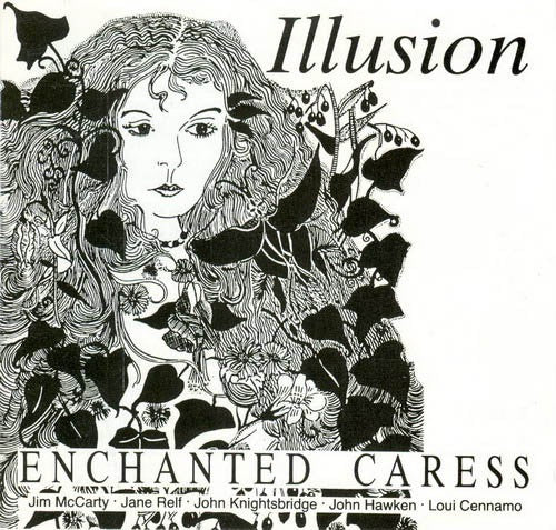 Image of Front Cover of CD - VG+/VG+ - ILLUSION, Enchanted Caress (Brisk Productions; SRT9CD2174, UK 1989, Jewel Case, Signed by Jim McCarty), ,  - 2936157E