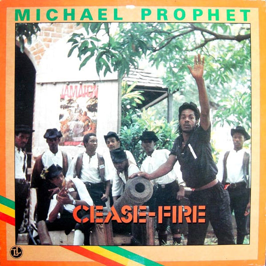 Image of Front Cover of LP - VG+/VG+ - MICHAEL PROPHET, Cease-Fire (Live & Learn Records; LL LP 013, US 1991 Reissue, Black/white/gray labels dated 1991), ,  - 2946275S