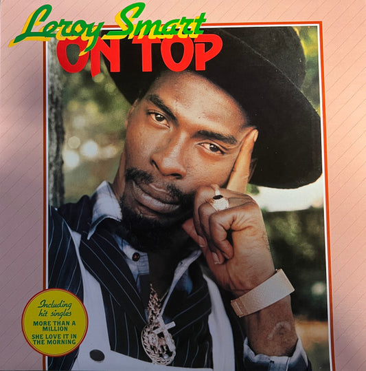 Image of Front Cover of LP - VG+/VG+ - LEROY SMART, On Top (Live & Learn Records; LL LP 003, Canada 2000s Reissue, Black/white/gray labels dated 1982), ,  - 2946276S