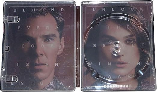 Image of Label Cover of Blu-Ray - EX/EX - MORTEN TYLDUM, The Imitation Game (Studio Canal; 5055201829016, UK 2014, Steelbook), ,  - 2916476C