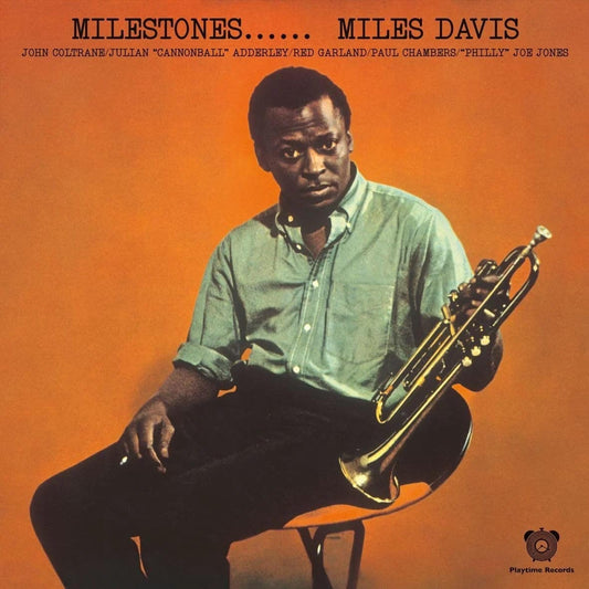 Image of Front Cover of LP - VG+/VG - MILES DAVIS, Milestones (Playtime Records; PRLP0005, Europe 2025 Reissue, Standard Sleeve, Limited Edition (500 copies), Reissue), ,  - 2916470C