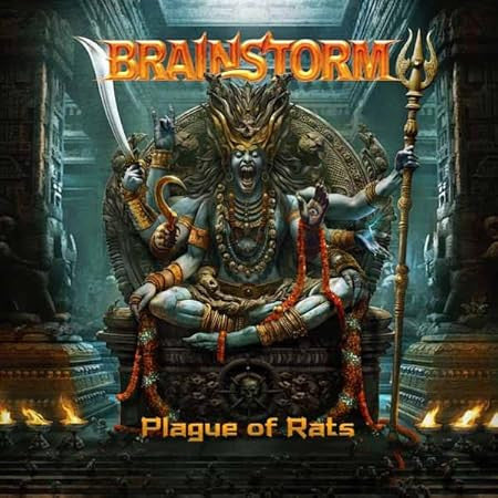 Image of Front Cover of CD - VG+/VG+ - BRAINSTORM, Plague Of Rats (Reigning Phoenix Music; 1.0166, Worldwide 2025, Jewel Case), ,  - 2936163E
