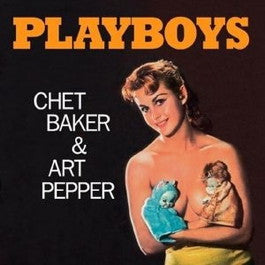 Image of Front Cover of LP - VG+/VG - CHET BAKER AND ART PEPPER, Playboys (Jazz Wax Records; JWR 4533 , UK 2010 Reissue), Light Marks only.,  - 2916489C