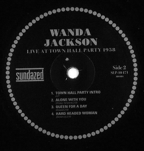 Image of Label Cover of 10" - VG+/VG+ - WANDA JACKSON, Live At Town Hall Party 1958 (Sundazed Music; SEP 10-171, US 2008, Picture Sleeve), Still In Opened Shrinkwrap,  - 2926334E