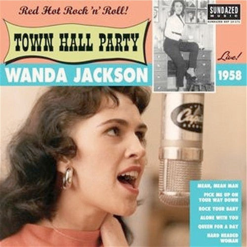 Image of Front Cover of 10" - VG+/VG+ - WANDA JACKSON, Live At Town Hall Party 1958 (Sundazed Music; SEP 10-171, US 2008, Picture Sleeve), Still In Opened Shrinkwrap,  - 2926334E
