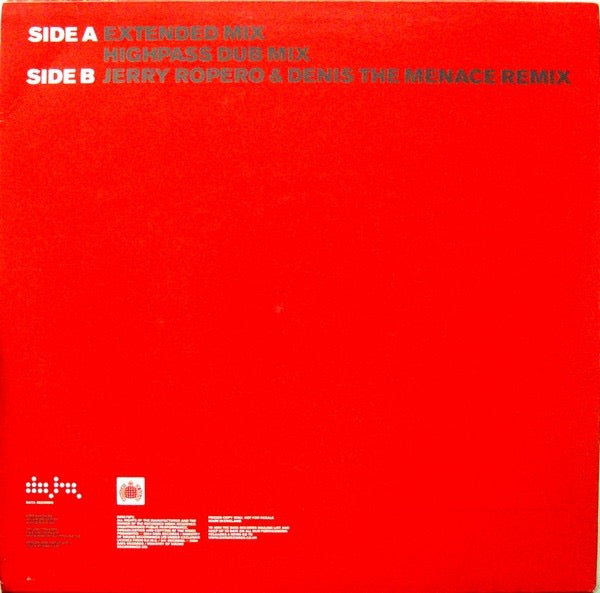 Image of Back Cover of 12" - VG+/EX - DANZEL, Pump It Up (Data Records; DATA75P2, UK 2004, Promo, Picture Sleeve), ,  - 3016022C