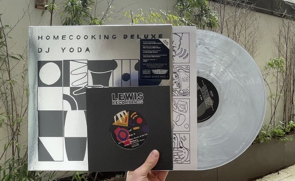 Image of Front Cover of LP - VG+/VG+ - DJ YODA, Homecooking Deluxe (Lewis Recordings; LEWIS092DLXRT, UK 2023, Picture Sleeve, Silver vinyl LP, plus Black Vinyl 7".), ,  - 3026031E