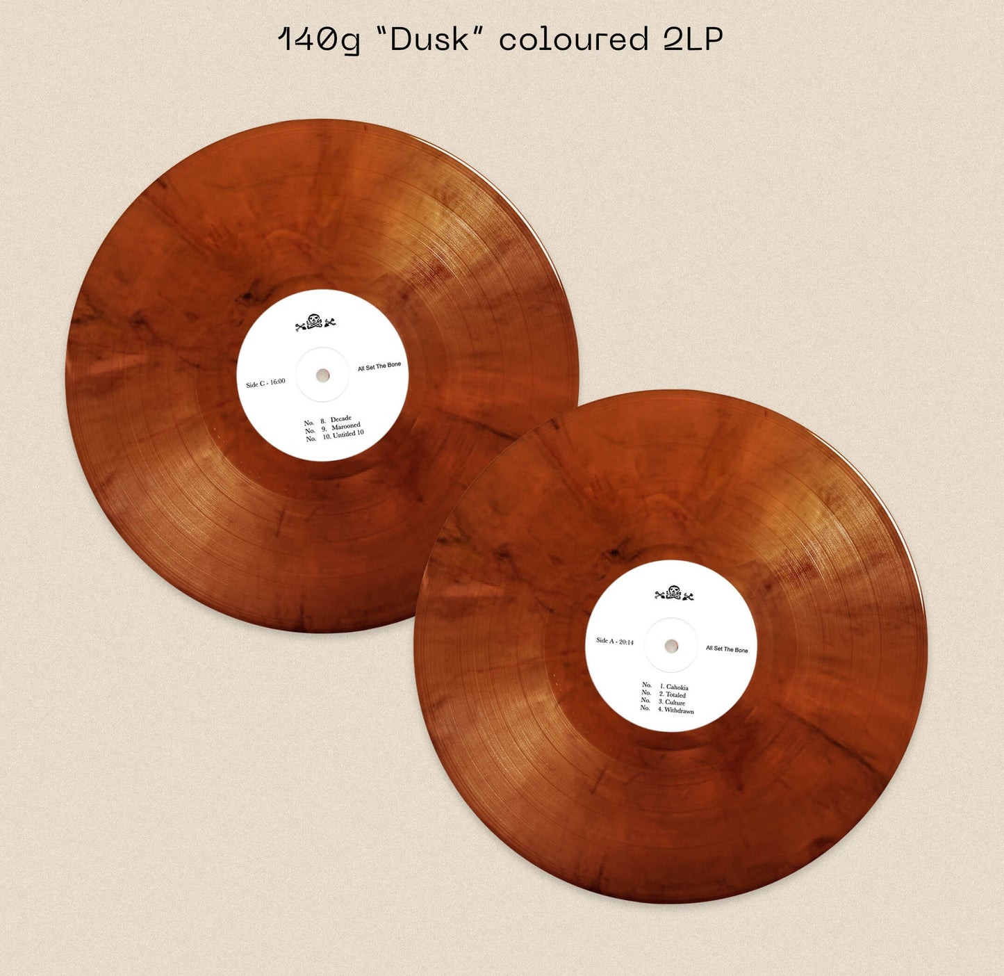 Image of Back Cover of 2xLP - NEW/NEW - GREG FREEMAN, All Set The Bone - Dinked Edition (Transgressive / Canvasback; TRANS993XD, Europe 2026, Gatefold, "Dusk" Coloured Vinyl, Hand-Numbered Limited Pressing of 500, Dinked Edition No. 428, Signed 12” x 12” insert. ), , Critically acclaimed US musician Greg Freeman returns with his third album, All Set The Bone. Freeman was barely done making his breakthrough album, Burnover, which was released to wide acclaim and landed in The New York Times Best Albums of 20