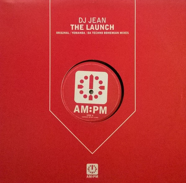 Image of Front Cover of 12" - VG+/VG - DJ JEAN, The Launch (AM:PM; 12AMPM123, UK 1999, Die Cut Coampny Titled Sleeve), Sticker ghost.,  - 3016029C