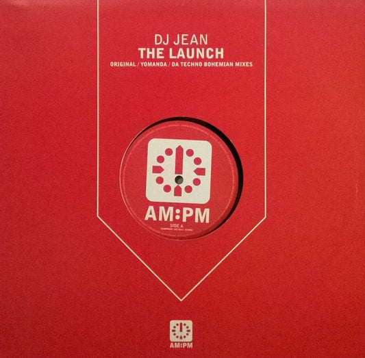 Image of Front Cover of 12" - VG+/VG - DJ JEAN, The Launch (AM:PM; 12AMPM123, UK 1999, Die Cut Coampny Titled Sleeve), Sticker ghost.,  - 3016029C
