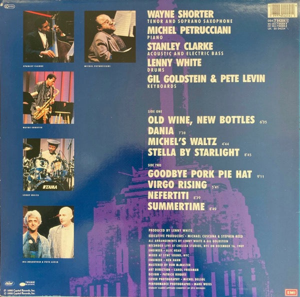 Image of Back Cover of LP - VG+/VG+ - THE MANHATTAN PROJECT, The Manhattan Project (Blue Note; 064-79 4204 1, Europe 1990), Nice clean copy!,  - 3016045C