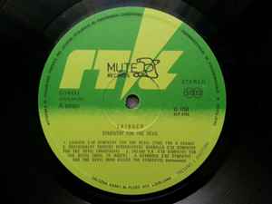 Image of Label Cover of LP - VG/VG+ - LAIBACH, Sympathy For The Devil (ZKP RTVL / Mute; LL 1753, Yugoslavia 1989 Reissue, Inner), Edge and Ring Wear, Sticker damage, Inner creased,  - 3046006S