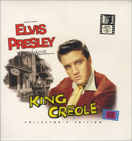 Image of Front Cover of LP - VG+/EX - ELVIS PRESLEY, King Creole (Castle Music; ELVIS112, UK 2002, Stickered Picture Sleeve, Booklet & Inner, No 7"), Sleeve has minor kink from shrink but still in great condition. Missing 7",  - 3026057E