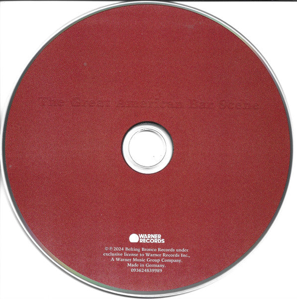 Image of Label Cover of CD - VG+/VG+ - ZACH BRYAN, The Great American Bar Scene (Warner Records; 093624839989, Europe 2024), ,  - 3056002S