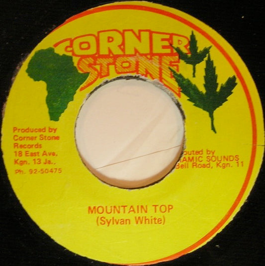 Image of Front Cover of 7" - /VG+ - SYLVAN WHITE, Mountain Top (Corner Stone; , Jamaica 1982), Shiny clean.,  - 3016076C