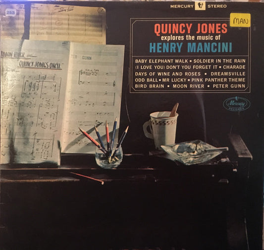 Image of Front Cover of LP - VG/VG - QUINCY JONES, Quincy Jones Explores The Music Of Henry Mancini (Mercury; SMCL 20016, UK 1964, Laminated Flipback Sleeve), ,  - 3026023E