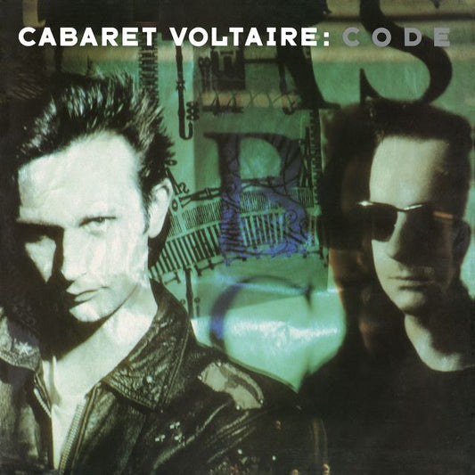 Image of Front Cover of LP - NEW/NEW - CABARET VOLTAIRE, Code (2026 Remaster) (Mute; CABS27, UK 2026 Reissue, 2 Inserts, Green/Black Marble Vinyl), , Sheffield electronic pioneers Cabaret Voltaire's most commercially successful album, CODE, is back, and long overdue after years out of print. Released in 1987, the eighth studio album from the band has been remastered from the original tapes by Denis Blackham, who has mastered or remastered every Cabaret Voltaire album for over 20 years, and is released on Mu