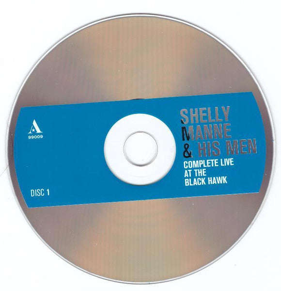 Image of Label Cover of 4xCD - VG+/VG+ - SHELLY MANNE & HIS MEN, Complete Live At The Black Hawk (American Jazz Classics; 99009, Europe 2010, Booklet), ,  - 3056006S
