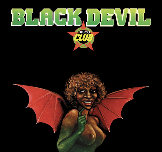 Image of Front Cover of LP - NEW/NEW - BLACK DEVIL, Disco Club (Alter K; AK61, Worldwide 2026 Reissue), , Disco Club is a groundbreaking 1978 EP of experimental electronic disco created by Bernard Fevre and his collaborator under their tongue-in-cheek aliases Joachim Sherylee and Junior Claristidge. The Aphex Twin-backed Rephlex label notably reworked a handful of Disco Club tracks in 2004, however this is the first ever reissue of the EP in its complete, originally intended sequence. So synonymous is Fèvre