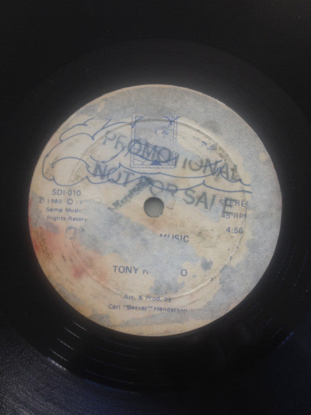 Image of Front Cover of 12" - /VG - TONY RICARDO, African Music (Semp Production; SDI 010, Trinidad & Tobago 1980), Light marks only.,  - 3046079S