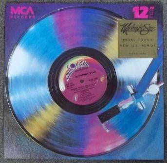 Image of Front Cover of 12" - VG+/VG - MIDNIGHT STAR, Midas Touch - New U.S. Remix. 12" (Solar; MCAT 1096, UK 1986, Stickered Company Sleeve), Strong VG to disc.,  - 3016147C