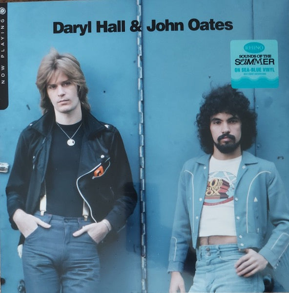 Image of Front Cover of LP - NEW/NEW - DARYL HALL AND JOHN OATES, Now Playing (Rhino Records; RCV1 726437, US 2024, Compilation, Limited Edition, Sea-Blue Vinyl), , Hall and Oates Now Playing tracklist features hits from the iconic duo. From the heartfelt ballad "She's Gone" to the upbeat groove of "Las Vegas Turnaround (The Stewardess Song)," each song showcases the duo's musical prowess and knack for crafting memorable melodies. - 3036053E