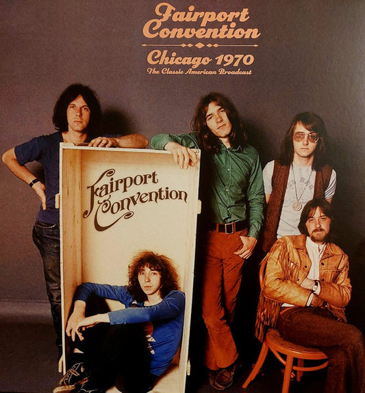 Image of Front Cover of 2xLP - VG+/VG+ - FAIRPORT CONVENTION, Chicago 1970: The Classic American Broadcast (Parachute Music; PARA481LP, UK & Ireland 2021, Gatefold, Black Inners), ,  - 3046069S