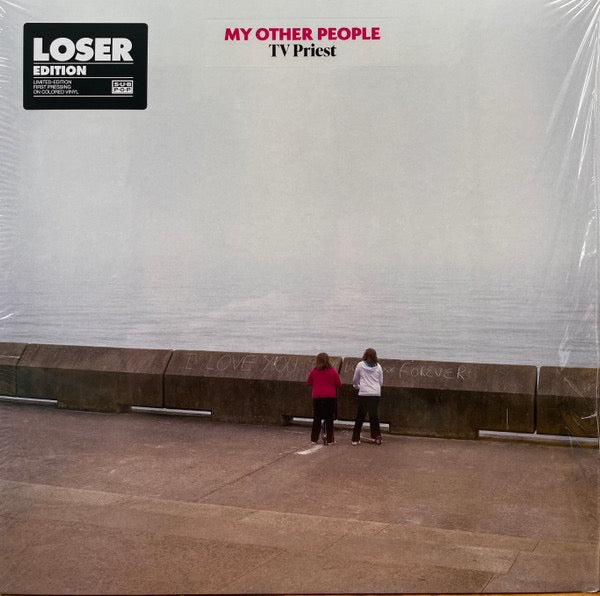 Image of Front Cover of LP - NEW/NEW - TV PRIEST, My Other People (Sub Pop; SP 1487, UK 2022, Limited Edition, Clear Vinyl), , The tension between existential fear born from the constant uncertainties of life, and an affirmative, cathartic urge to seize the moment, is central to My Other People, a record that heals by providing space for recognition, a ground zero in which you re welcome to stay awhile but which ultimately only leads up and out. - 3036054E