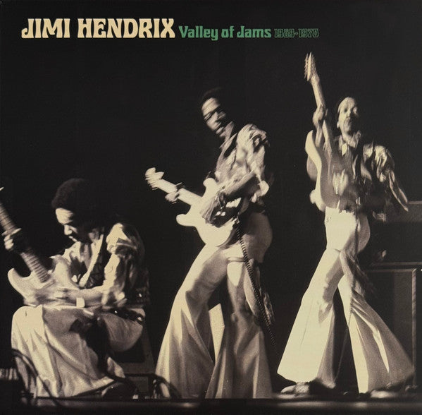 Image of Front Cover of 3xLP - VG+/VG+ - JIMI HENDRIX, Valley Of Jams 1969-1970 (Third Man Records; TMR-1164, US 2026, Triple Gatefold, Insert, Sticker and Patch, with bonus 7". LPs are Teal, Orange and Purple), Sleeve has one bumped corner.,  - 3026108E