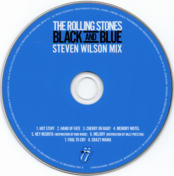 Image of Label Cover of CD - VG+/VG+ - THE ROLLING STONES, Black And Blue (Steve Wilson Mix) (Rolling Stones Records; 060247822963, Worldwide 2025, Gatefold, Booklet), ,  - 3036073E