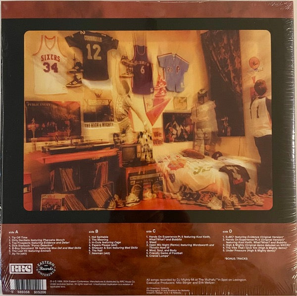 Image of Back Cover of 2xLP - VG+/EX - THE HIGH & MIGHTY, Home Field Advantage (RRC Music Co.; RRC-065, US 2024 Reissue, Gatefold, Insert), ,  - 3016171C